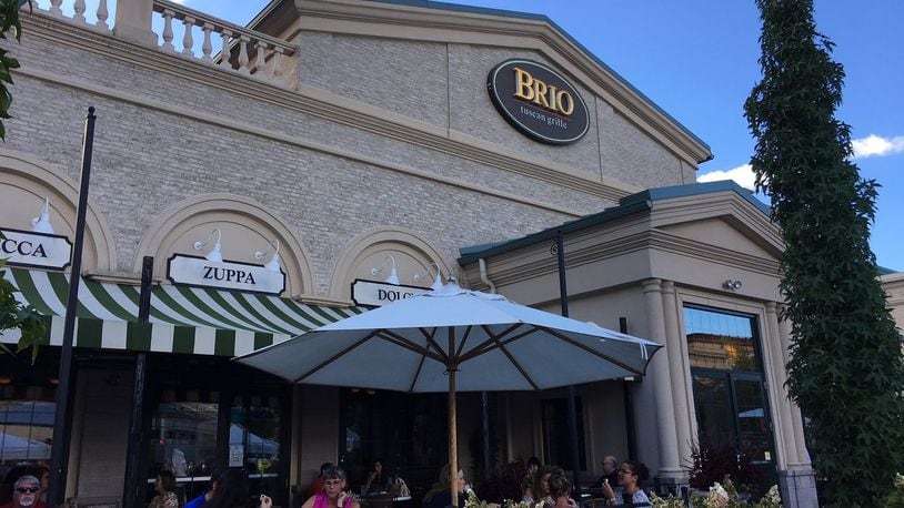 The patio at Brio was packed on a recent Sunday with diners enjoying the weather and the food. CONTRIBUTED/ALEXIS LARSEN