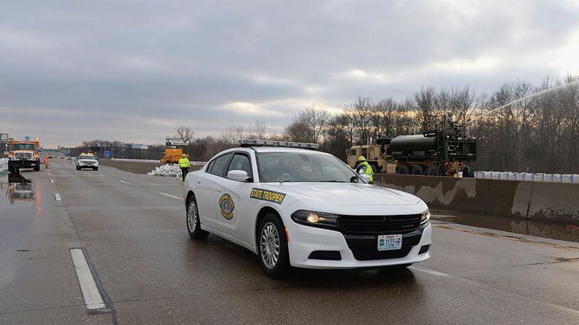 A Missouri deputy died Friday night when his patrol car was swept away by a rapidly rising river.