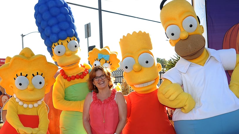 LOS ANGELES, CA - OCTOBER 04: Actress Nancy Cartwright and The Simpsons attend Fox Hosts "Animation Domination" Pumpkin Patch Takeover at Lopez Pumpkin Patch on October 4, 2012 in Los Angeles, California. (Photo by Valerie Macon/Getty Images)