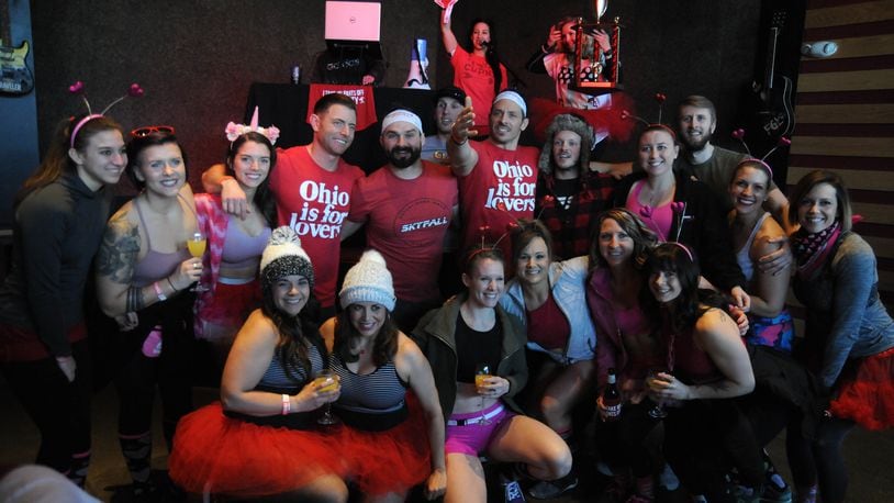 Austin Landing hosted Cupid’s Undie Run on Saturday, Feb. 16, 2019. This race happens in 40 different cities around the world and is a “brief” fun run that takes place in the middle of a big party to support finding a cure to neurofibromatosis, a genetic disorder that affects 1 in every 3,000 children born. DAVID MOODIE/CONTRIBUTED