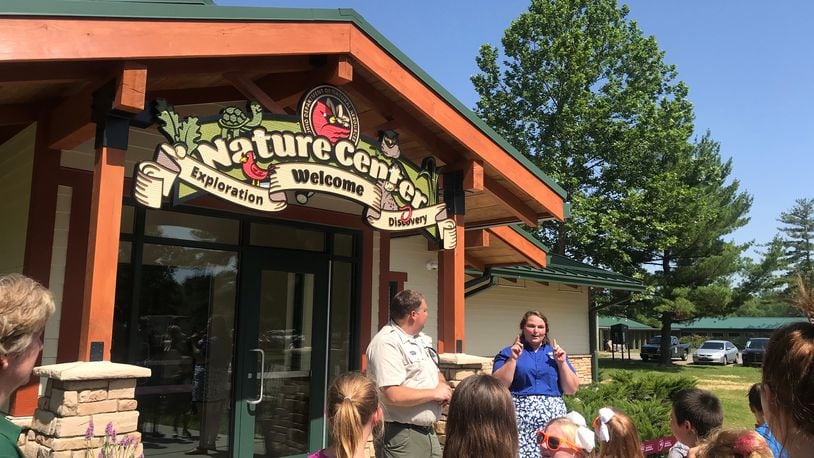 Kathryn Conner, the park manager at Hueston Woods, talks about the new features of the nature center.