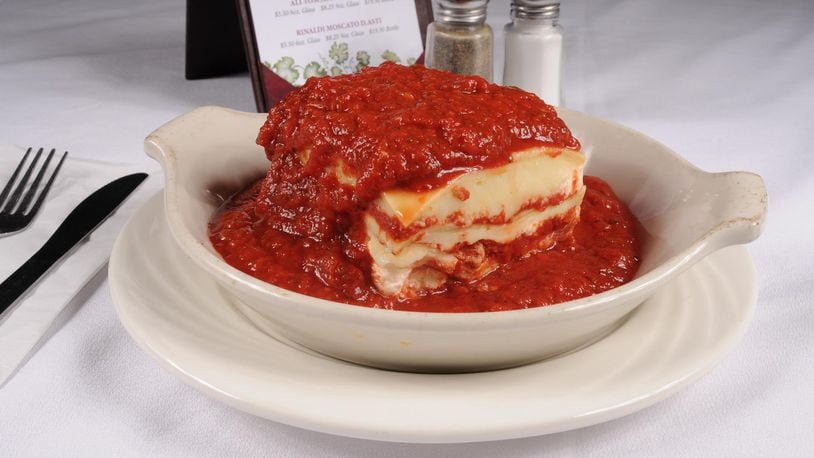 Giovanni's Italian Restaurante (Tony Spaziani’s Giovanni’s Pizzeria é Ristorante Italiano) in Fairborn is celebrating bottling of its marinara sauce.