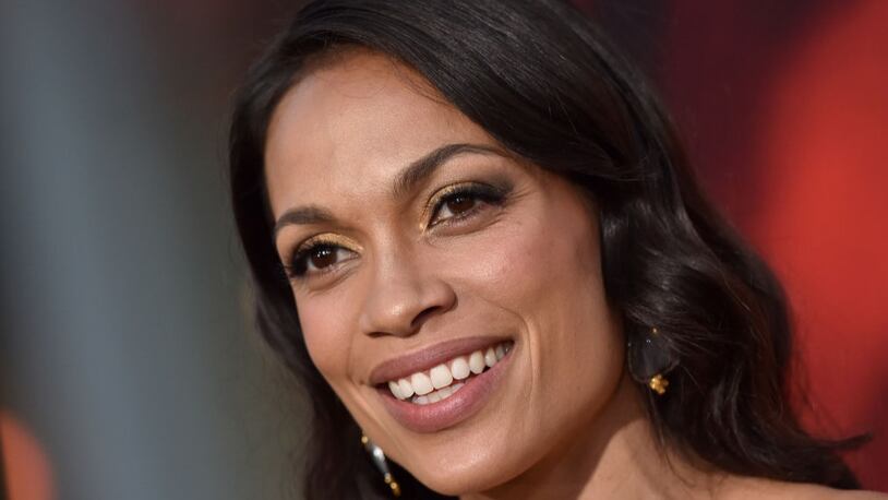 HOLLYWOOD, CA - APRIL 18:  Actress Rosario Dawson arrives at the premiere of Warner Bros. Pictures' 'Unforgettable' at TCL Chinese Theatre on April 18, 2017 in Hollywood, California.  (Photo by Axelle/Bauer-Griffin/FilmMagic)
