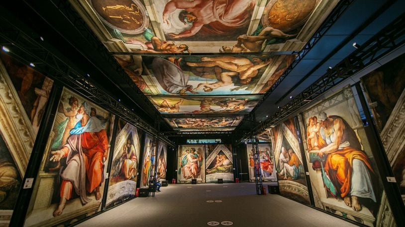 "Michelangelo’s Sistine Chapel: The Exhibition" opens a limited run at Mall at Fairfield Commons in Beavercreek beginning Jan. 14.
