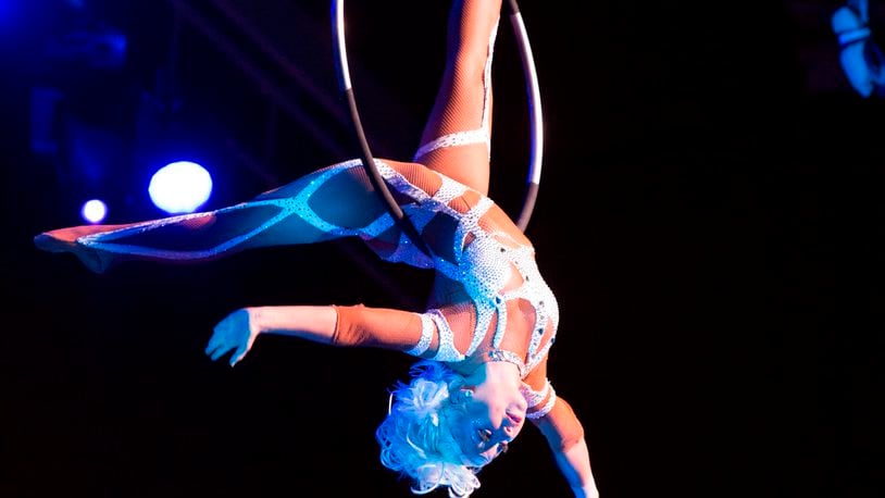 Maestro Neal Gittleman and members of the Dayton Philharmonic Orchestra will provide the musical backdrop for an international collection of high-flying cirque performers for Cirque Musica: Crescendo at the Schuster Center in Dayton on Friday and Saturday, Jan. 25-26. CONTRIBUTED