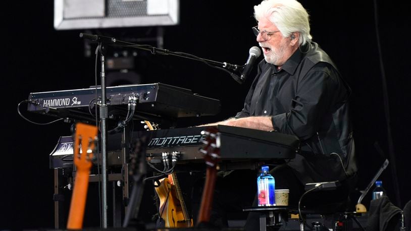 Michael McDonald performs as part of the Doobie Brothers set, Saturday, July 9, 2022, at the Pavilion at Star Lake in Burgettstown, Pa. The Doobie Brothers will perform June 26 in Huber Heights. (Maya Giron/Pittsburgh Post-Gazette via AP)