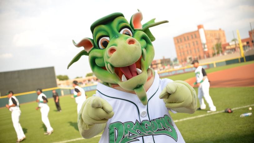 The Dayton Dragon’s Heater was voted Best Mascot in Best of Dayton 2018.