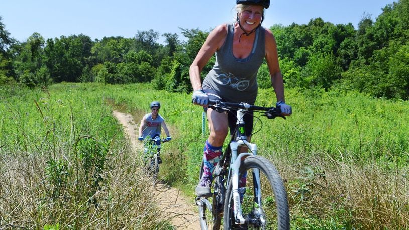 Whether you’re a rookie or a veteran, the Miami Valley has miles of mountain biking trails to explore. CONTRIBUTED