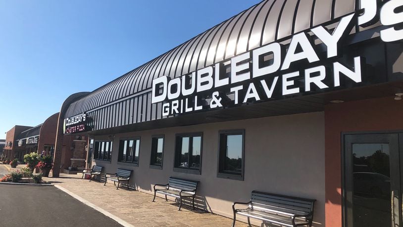Doubleday’s Grill & Tavern has completed its relocation within the Cross Pointe Centre in Centerville. MARK FISHER/STAFF