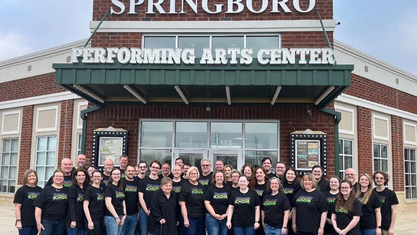 The Springboro Community Choir has been selected as the winner of the 2024 Dayton Daily News/Dayton Dragons national anthem contest. CONTRIBUTED