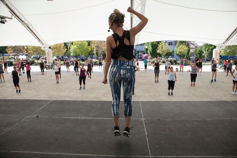Zumba classes bring fun and fitness to RiverScape MetroPark this summer - Contributed