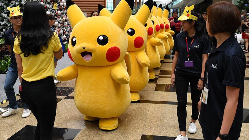 Pikachu and other members of the Pokemon Go game will be sought by players during an Easter promotion.