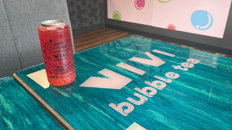 Vivi Bubble Tea recently opened at 6048 Wilmington Pike in Sugarcreek Twp. featuring a variety of authentic Taiwanese bubble teas and toppings. NATALIE JONES/STAFF