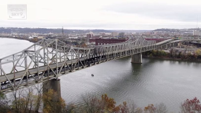 Brent Spence Bridge. CONTRIBUTED BY WCPO-TV