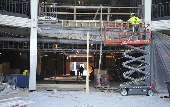 PHOTOS: Work progress at the downtown Arcade