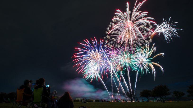 Fireworks are scheduled for 10 p.m. on July 4 at Wax Park in Moraine. FILE PHOTO
