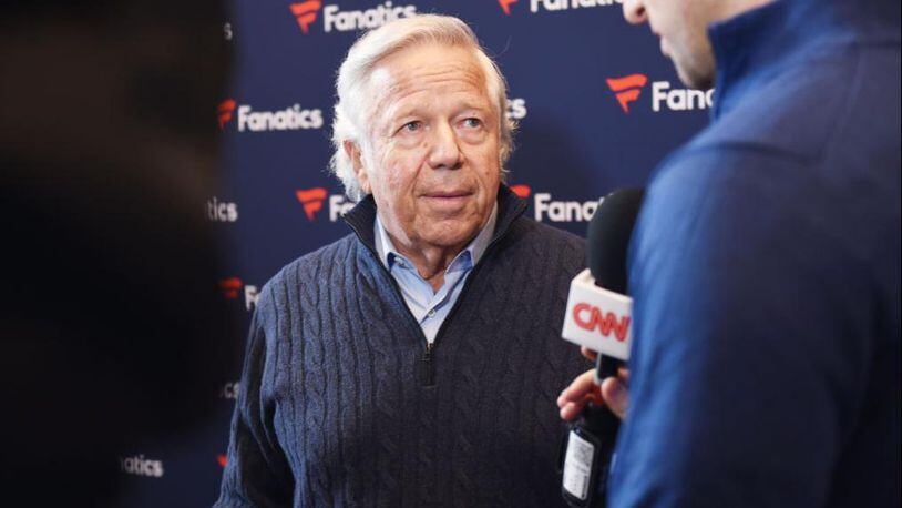 Patriots owner Robert Kraft supplied the team plane for several students from Parkland, Florida, to attend Saturday's rally in Washington.