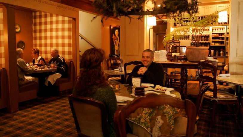 This photo shows the dining room of the Coldwater Cafe in Tipp City in 2010. Staff file photo by Jim Witmer