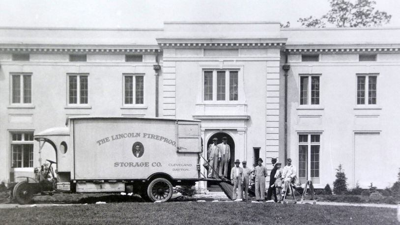 Governor James M. Cox hired the Lincoln Fireproof Storage Co. to empty out rooms full of furniture at his Trails End mansion to make room for his annual New Years’ Eve party. PHOTO COURTESY OF LINCOLN STORAGE AND MOVING