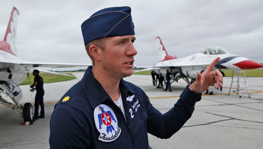 PHOTOS: Thunderbirds land in Dayton | ‘It’s definitely an exciting show for us’