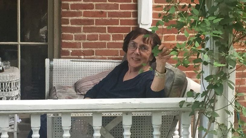 Ann Heller enjoyed spending time on the porch. Photo courtesy of the family.
