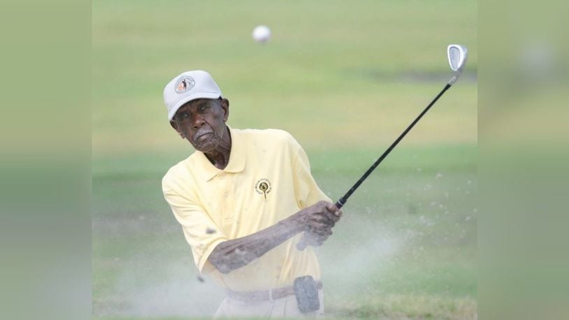 Herbert Dixon, 100, is a former professional golfer who hits the links almost daily at Bartow Golf Course, still regularly scoring in the low 70s.