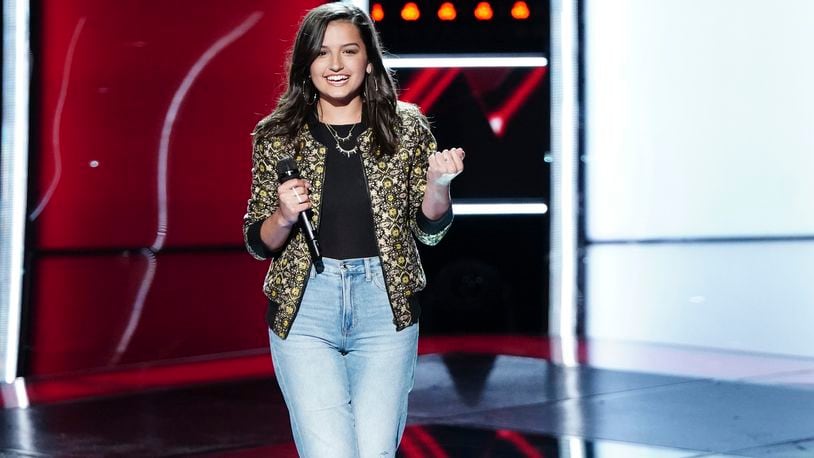 THE VOICE --"Blind Auditions" Episode 1506 -- Pictured: Abby Cates -- (Photo by: Tyler Golden/NBC)