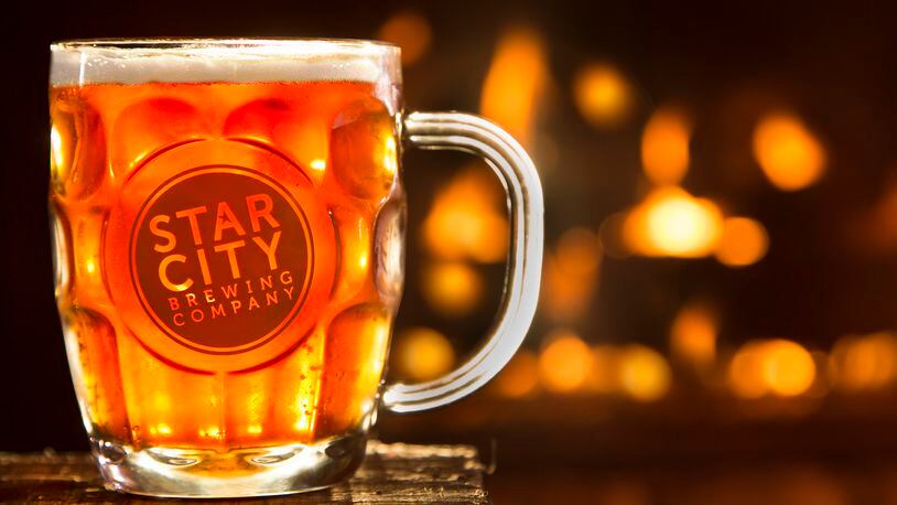Star City’s “Dry Lock IPA” is an east-coast style IPA, flavored with Centennial and Cascade hops, that has emerged as a brewery favorite among IPA drinkers, according to co-founder Justin Kohnen. JIM WITMER/CONTRIBUTING PHOTOGRAPHER