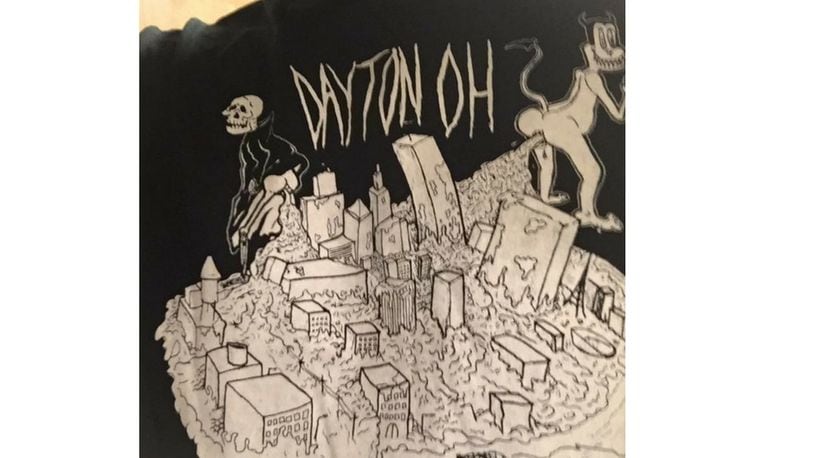 Dayton horror artist Bryan Brady's flood of feces T-shirt turning heads