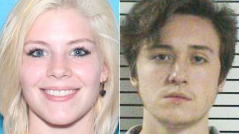 Brenda Evey and Dakoda Drake were arrested in Amarillo, Texas.