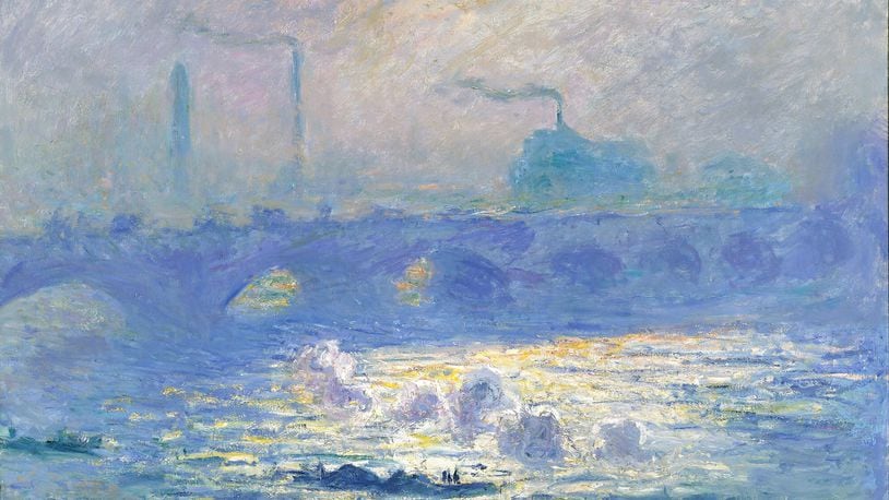 Claude Monet's "Waterloo Bridge," on loan from the Denver Art Musuem, will be on display at the Dayton Art Institute during the 2019 centennial celebration exhibit, "Monet and Impressionism," May 11 - Aug. 25. CONTRIBUTED PHOTO