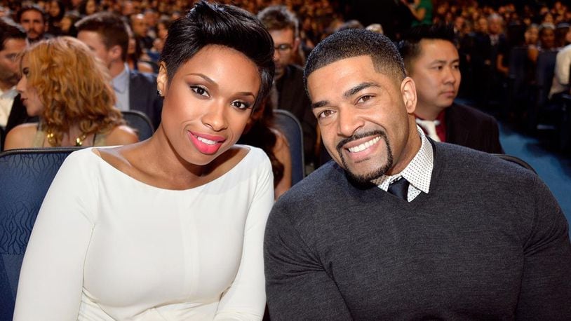 Actress-singer Jennifer Hudson (L) and pro wrestler David Otunga attend The 40th Annual People's Choice Awards at Nokia Theatre L.A. Live on January 8, 2014 in Los Angeles, California.  (Photo by Frazer Harrison/Getty Images for The People's Choice Awards)