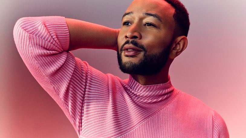 Springfield native John Legend, one of only 16 people to win Emmy, Grammy, Oscar and Tony awards, performs at Rose Music Center in Huber Heights on Saturday, Sept. 4. CONTRIBUTED