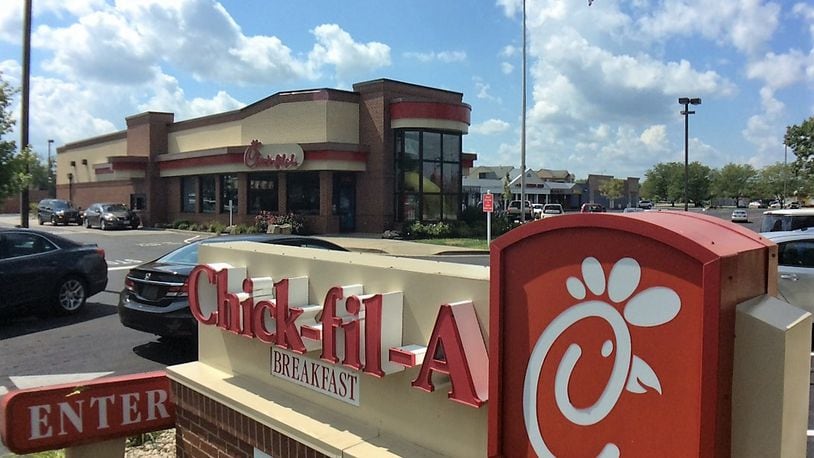 Pictured is the Chick-fil-A in Washington Twp. Chick-fil-A will open a restaurant in Huber Heights in 2021. MARK FISHER/STAFF