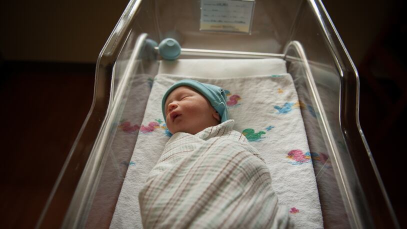 File photo of a newborn baby