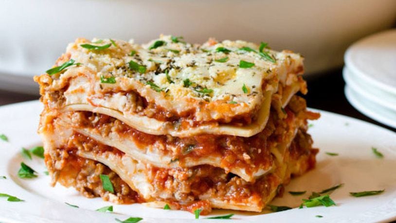 Mamma DiSalvo's lasagna.