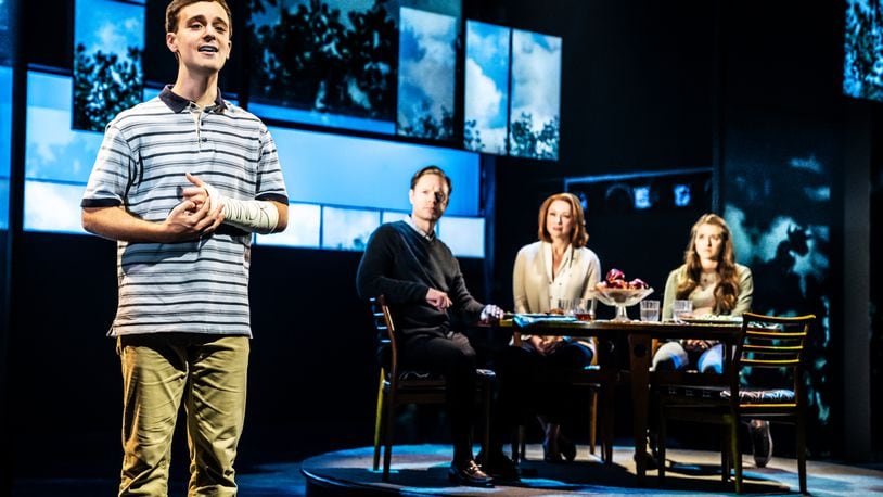 “Dear Evan Hansen,” which won six Tony Awards in 2017, is presented at the Schuster Center in Dayton, Tuesday through Sunday, March 8 through 13.