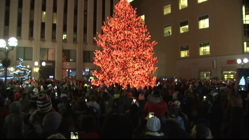 VIDEO: Countdown to city of Dayton tree lighting