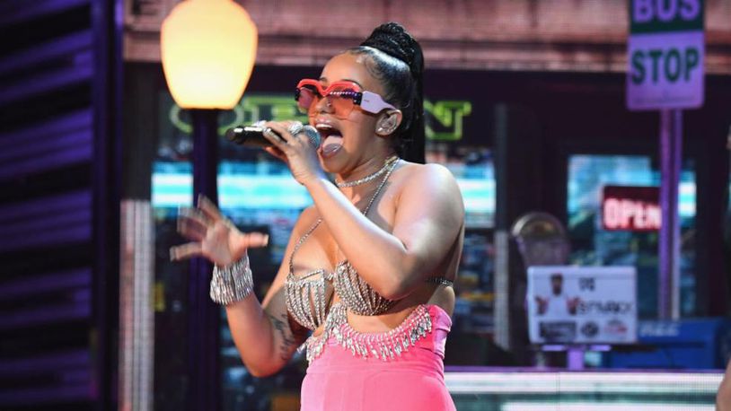 Rapper Cardi B performs onstage during the BET Hip Hop Awards 2017 at The Fillmore Miami Beach at the Jackie Gleason Theater on October 6, 2017 in Miami Beach, Florida.