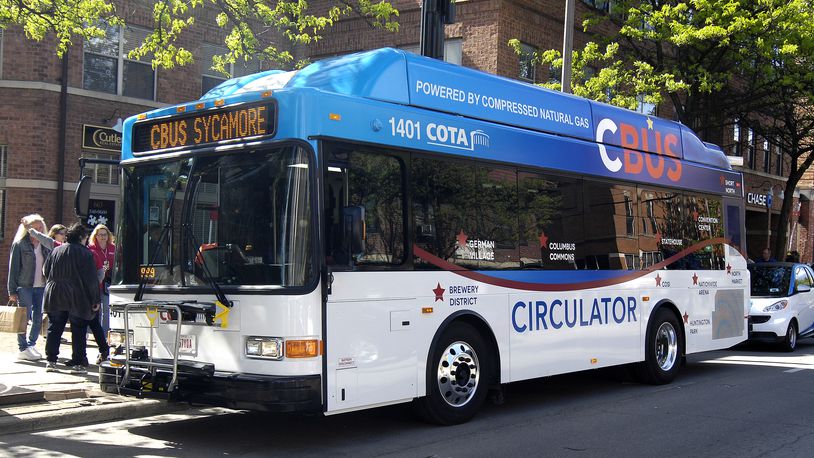 The city of Dayton is expected to get a free downtown shuttle — a circulator — that travels between popular employment and recreation centers. Columbus’s free downtown circulator, CBUS, transports workers, residents and tourists between hot spots including the Columbus Convention Center, the arena district, the brewery district and the Italian and Victorian villages. CONTRIBUTED