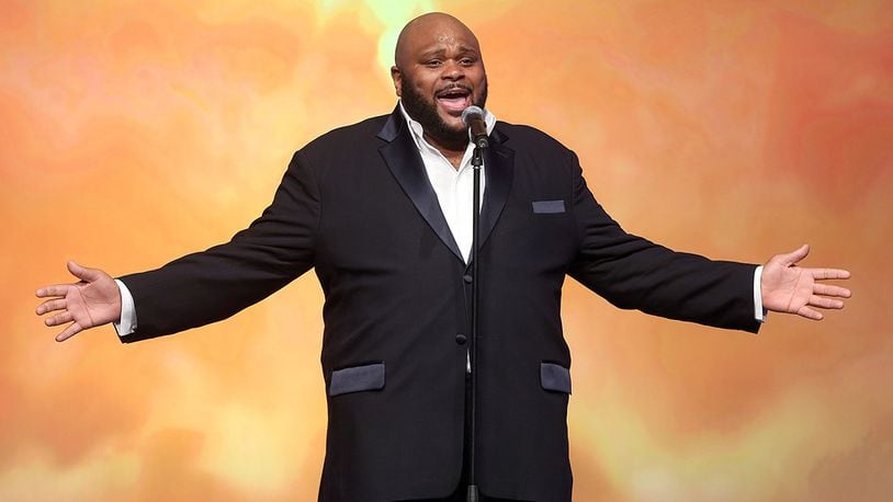 UNIVERSAL CITY, CA - FEBRUARY 15:  Recording artist Ruben Studdard performs during the 21st Annual Movieguide Awards at the Universal Hilton Hotel on February 15, 2013 in Universal City, California.  (Photo by Frederick M. Brown/Getty Images)