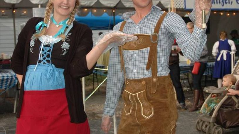 There's plenty of smiles, pretzels and fun at the Springboro Oktoberfest.