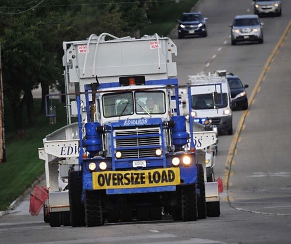 PHOTOS: DP&L move oversized load through Kettering, Centerville