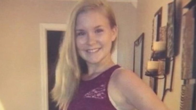 Amber Delvechio says her daughter, Madison Workman (pictured), was left to die after a party in July. She said her daughter struggled with addiction.