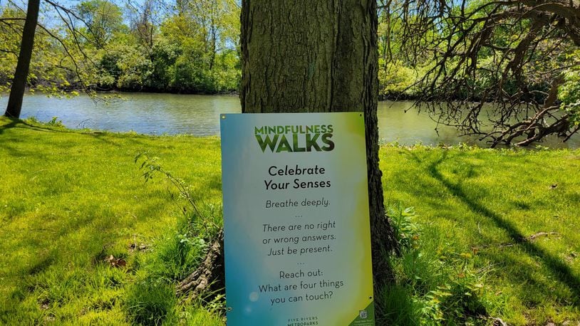 Five Rivers MetroParks has established four new "Mindfulness Walks" paths as part of their recognition of Mental Health Awareness Month.