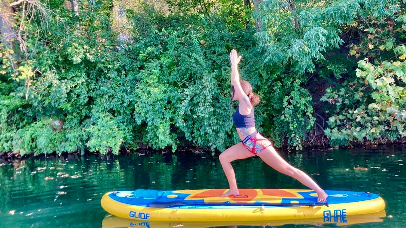 Float Yoga & Paddleboard offers SUP yoga classes at Eastwood MetroPark - contributed