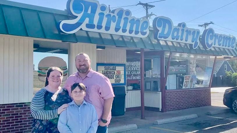 Airline Dairy Creme, a four-generation family business in Vandalia, has been bought by Allen and Sarah Lay, who also own Kona Ice of Troy (CONTRIBUTED PHOTO).