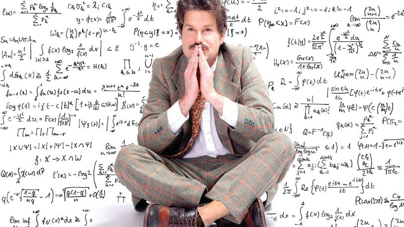 Award-winning playwright Jack Fry celebrates the life and times of Albert Einstein with his one-man show “Einstein!” on Oct. 19 at Oakwood High School. CONTRIBUTED PHOTO