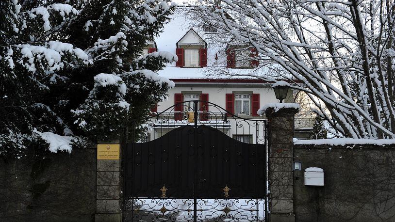 The North Korean embassy is seen on December 19, 2011 in Muri Bei Berne, Berne, Switzerland. (Photo by Harold Cunningham/Getty Images)