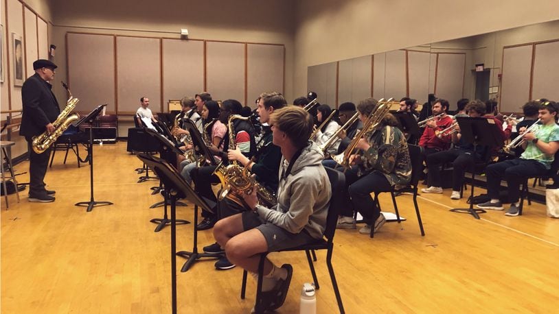 The new Sinclair Youth Jazz Ensemble, the Miami Valley’s first citywide student jazz group in decades, has its first concert under the direction of local music educator Bill Burns in Sinclair Community College’s Blair Hall Theatre in Dayton on Friday, Nov. 18. CONTRIBUTED